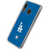 MLB Los Angeles Dodgers - Solid Distressed Galaxy A20 Clear Case